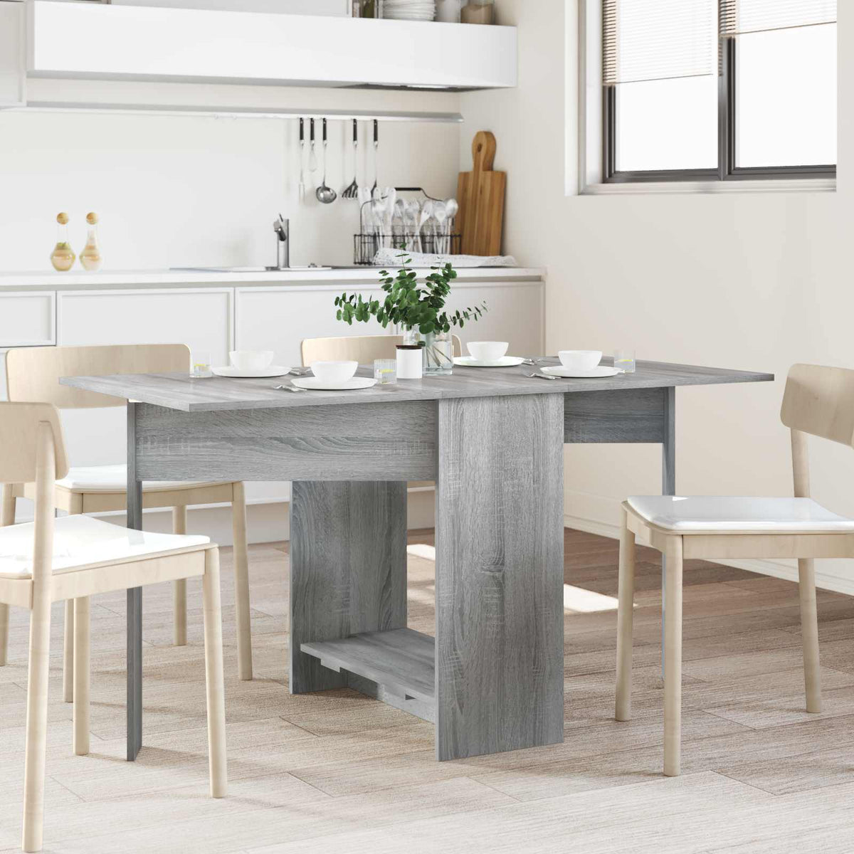 Mesa De Comedor 138 X 70 X 73,5 Cm Madera De Ingeniería