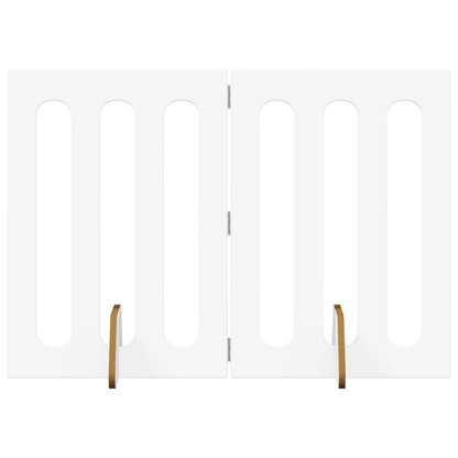Valla Plegable Para Mascotas 2 Pcs 100,5 X 38 X 70 Cm