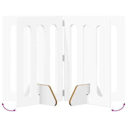 Valla Plegable Para Mascotas 2 Pcs 100,5 X 38 X 70 Cm