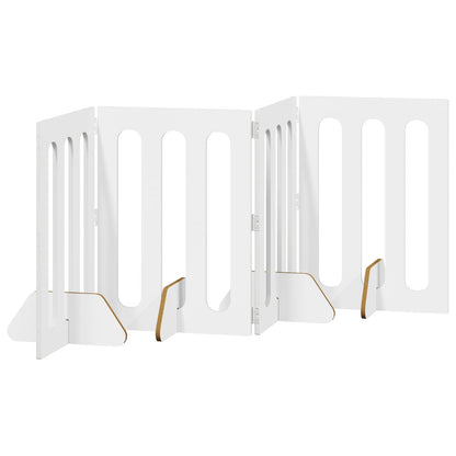 Valla Plegable Para Mascotas 4 Pcs 201 X 38 X 70 Cm