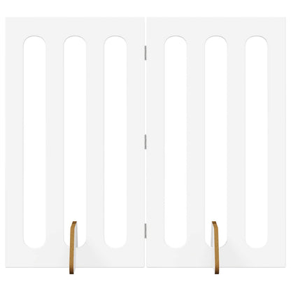 Valla Plegable Para Mascotas 2 Pcs 100,5 X 38 X 90 Cm