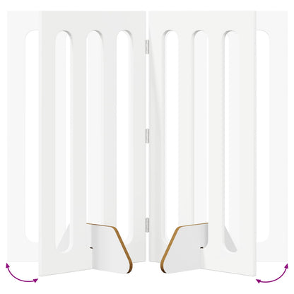 Valla Plegable Para Mascotas 4 Pcs 201 X 38 X 90 Cm