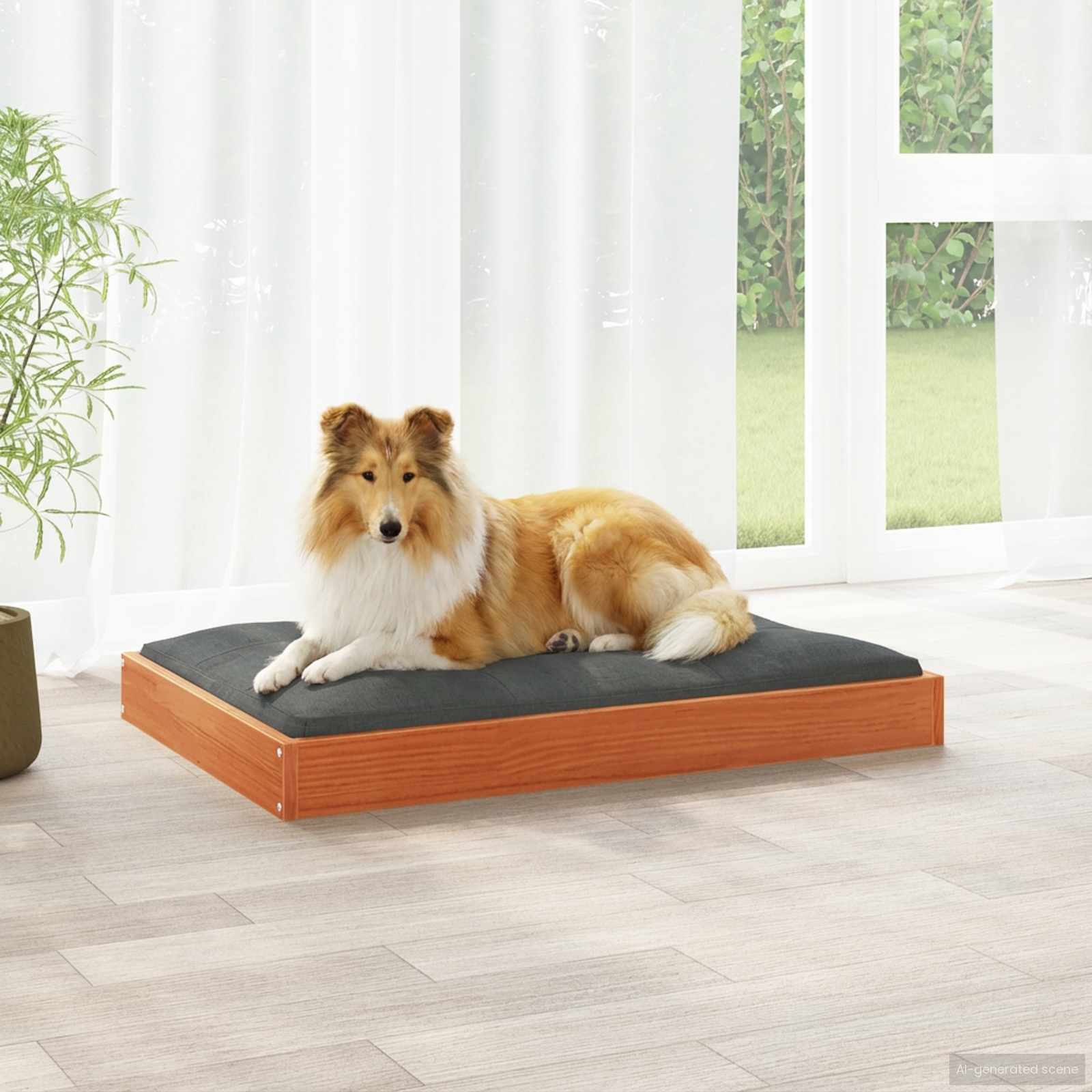 Cama Para Perro 92 X 64 X 9 Cm