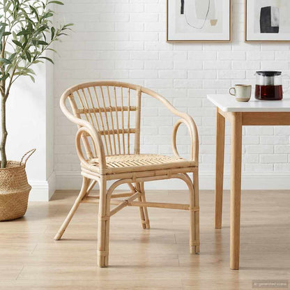 Silla Apilable 58 X 60 X 81 Cm Ratán