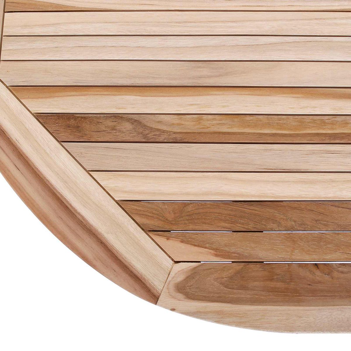 Mesa De Jardín Plegable Natural 160 X 80 X 76 Cm