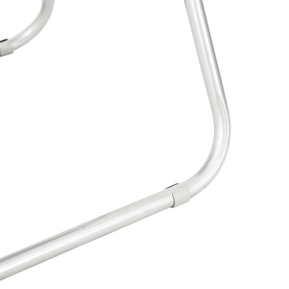 Silla Plegable 2 Uds. Cuero Sintético 48 X 43,5 X 81 Cm