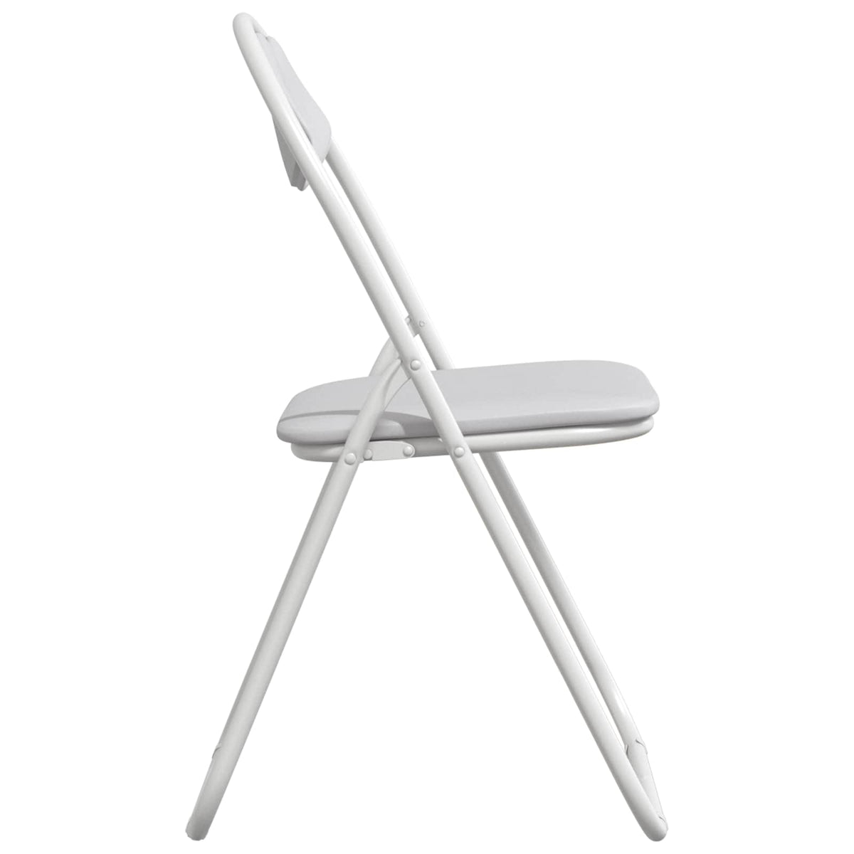 Silla Plegable 2 Uds. Cuero Sintético 48 X 43,5 X 81 Cm