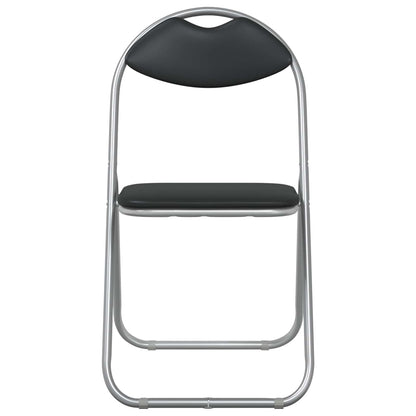 Silla Plegable 8 Uds. Cuero Sintético
