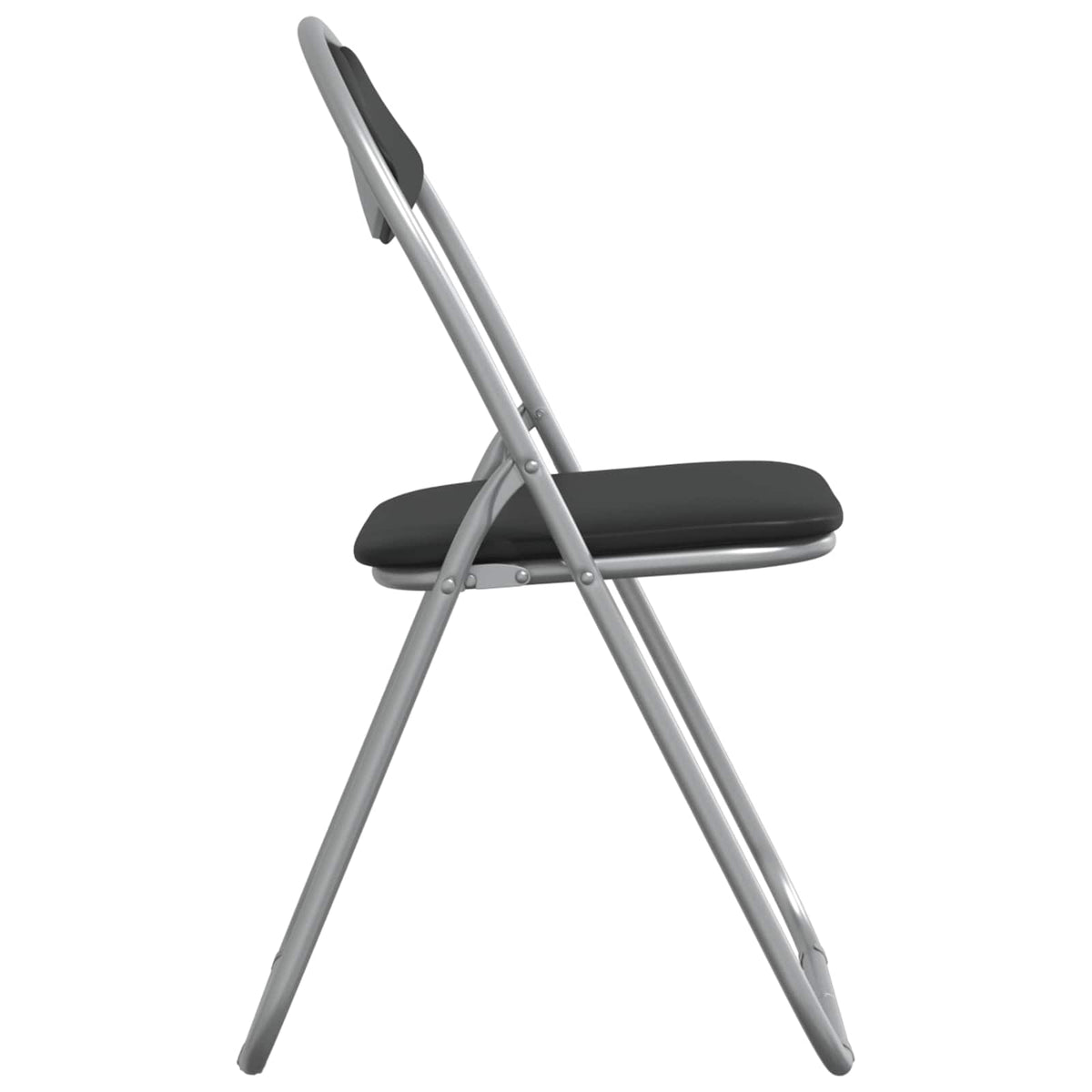 Silla Plegable 8 Uds. Cuero Sintético
