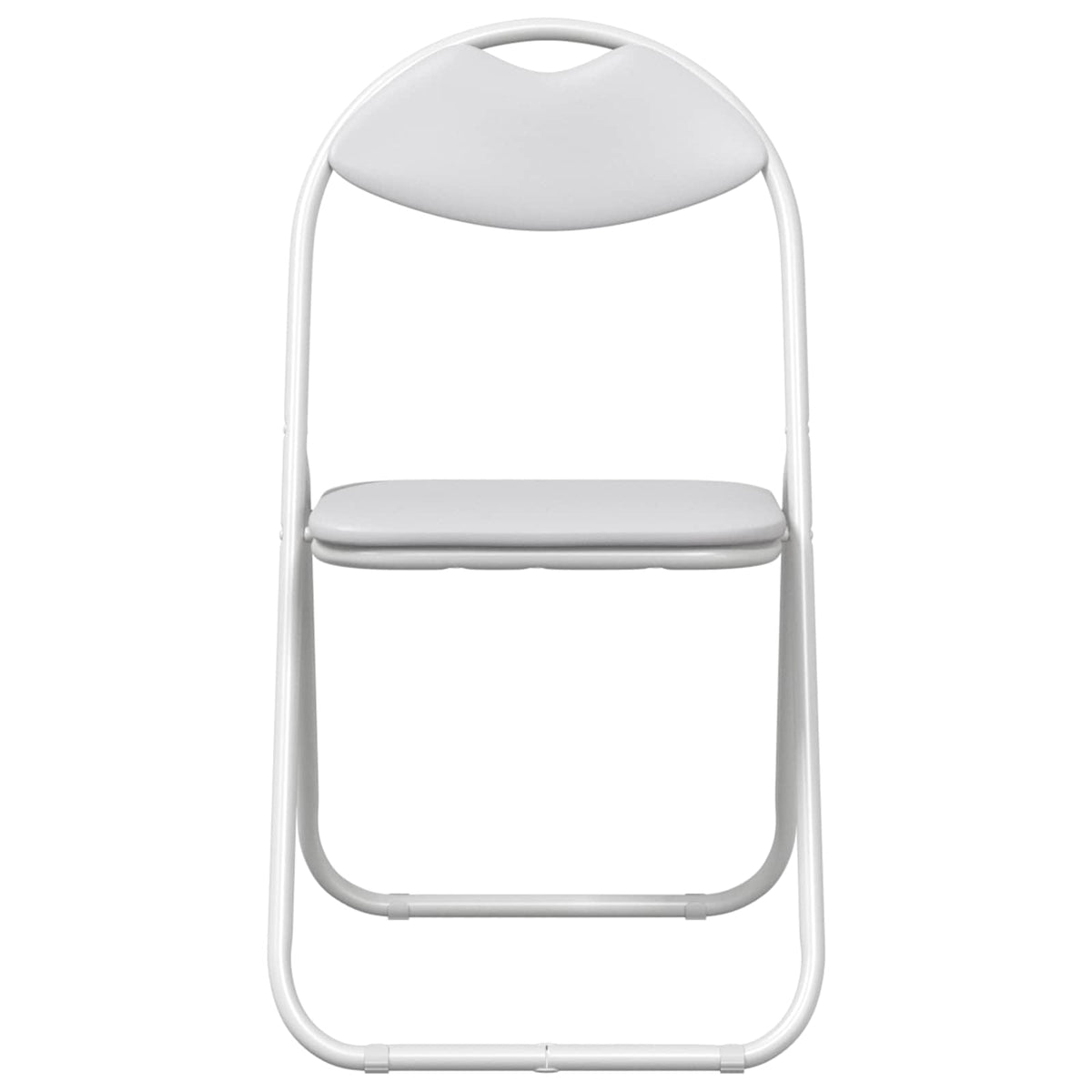 Silla Plegable 8 Uds. Cuero Sintético 48 X 43,5 X 81 Cm