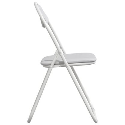 Silla Plegable 8 Uds. Cuero Sintético 48 X 43,5 X 81 Cm