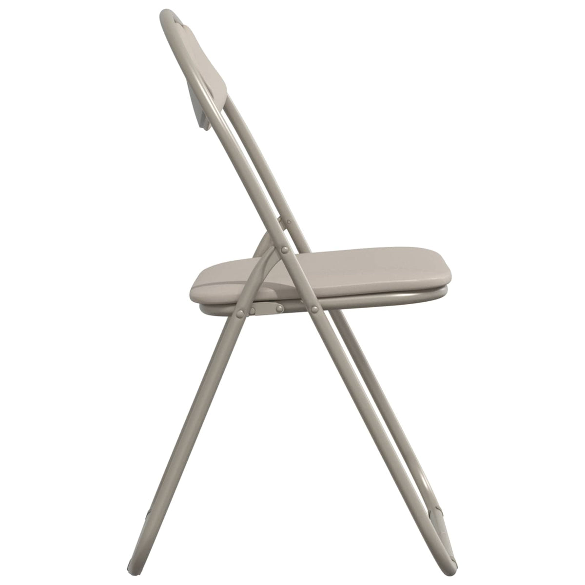 Silla Plegable 8 Uds. Cuero Sintético 48 X 43,5 X 81 Cm