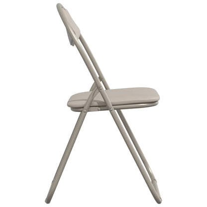 Silla Plegable 8 Uds. Cuero Sintético 48 X 43,5 X 81 Cm