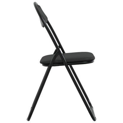 Silla Plegable 8 Uds. Cuero Sintético 48 X 43,5 X 81 Cm