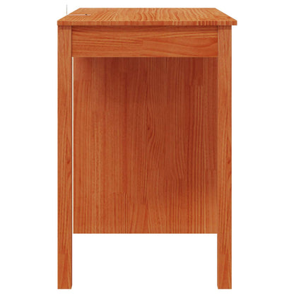 Escritorio Con Cajón 100 X 50 X 74 Cm Pino Macizo