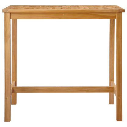 Mesa De Bar Natural Teak Sólido