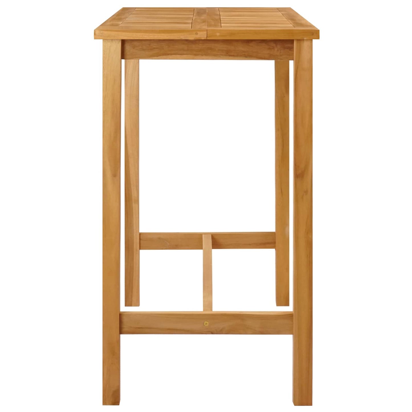 Mesa De Bar Natural Teak Sólido