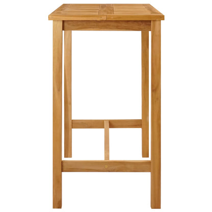 Mesa De Bar Natural Teak Sólido