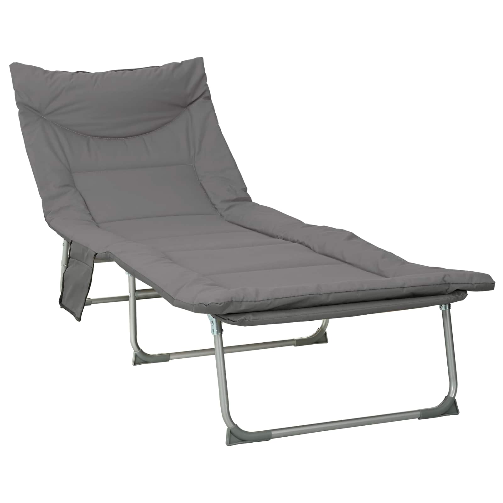 Tumbona Plegable Con Cojín