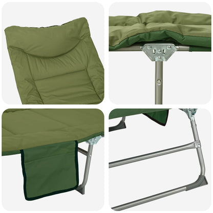 Tumbona Plegable Con Cojín 2 Pcs