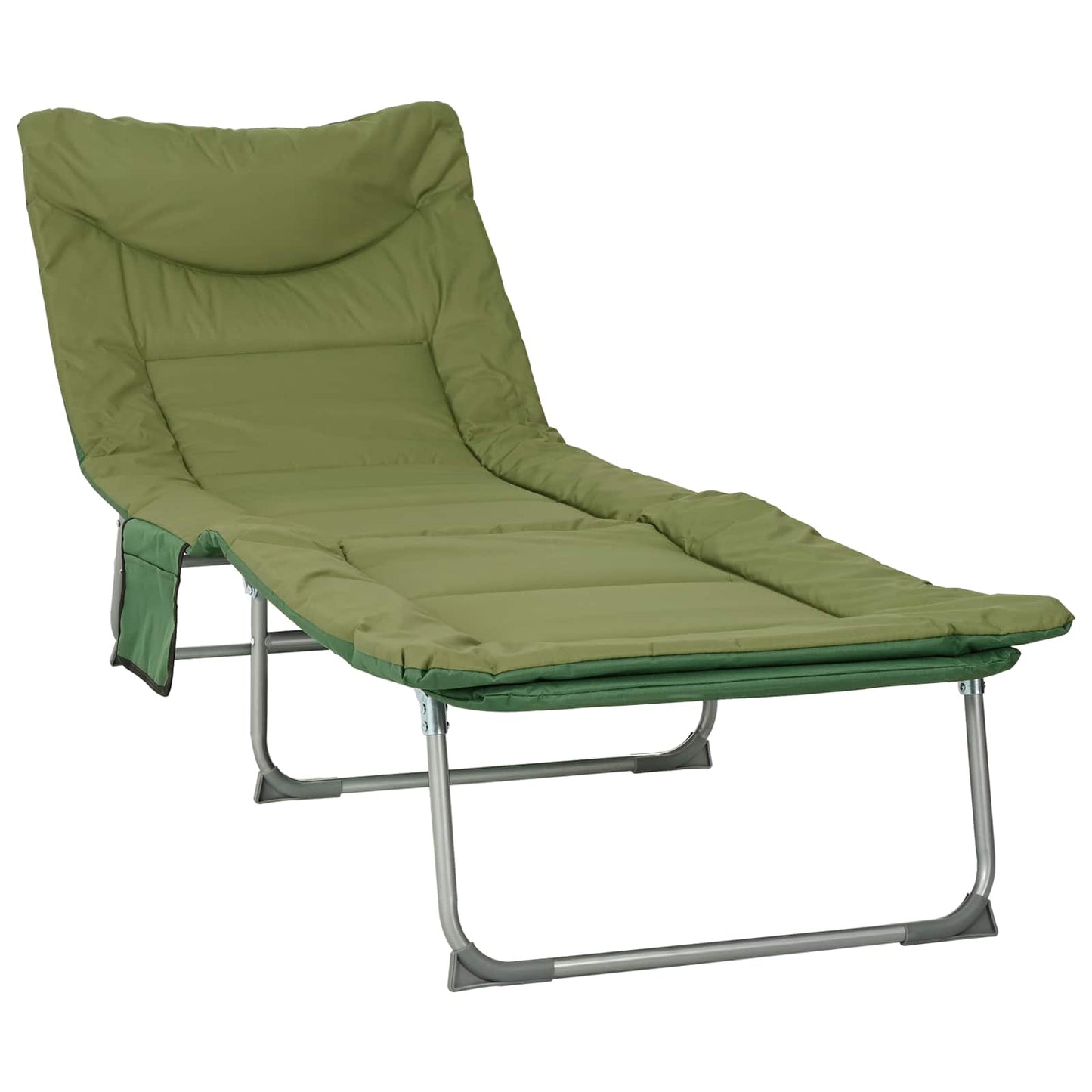 Tumbona Plegable Con Cojín 2 Pcs