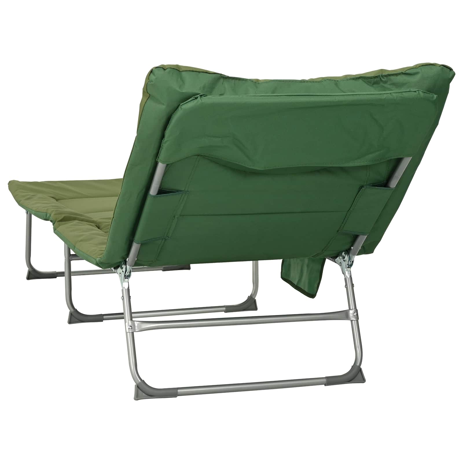 Tumbona Plegable Con Cojín 2 Pcs