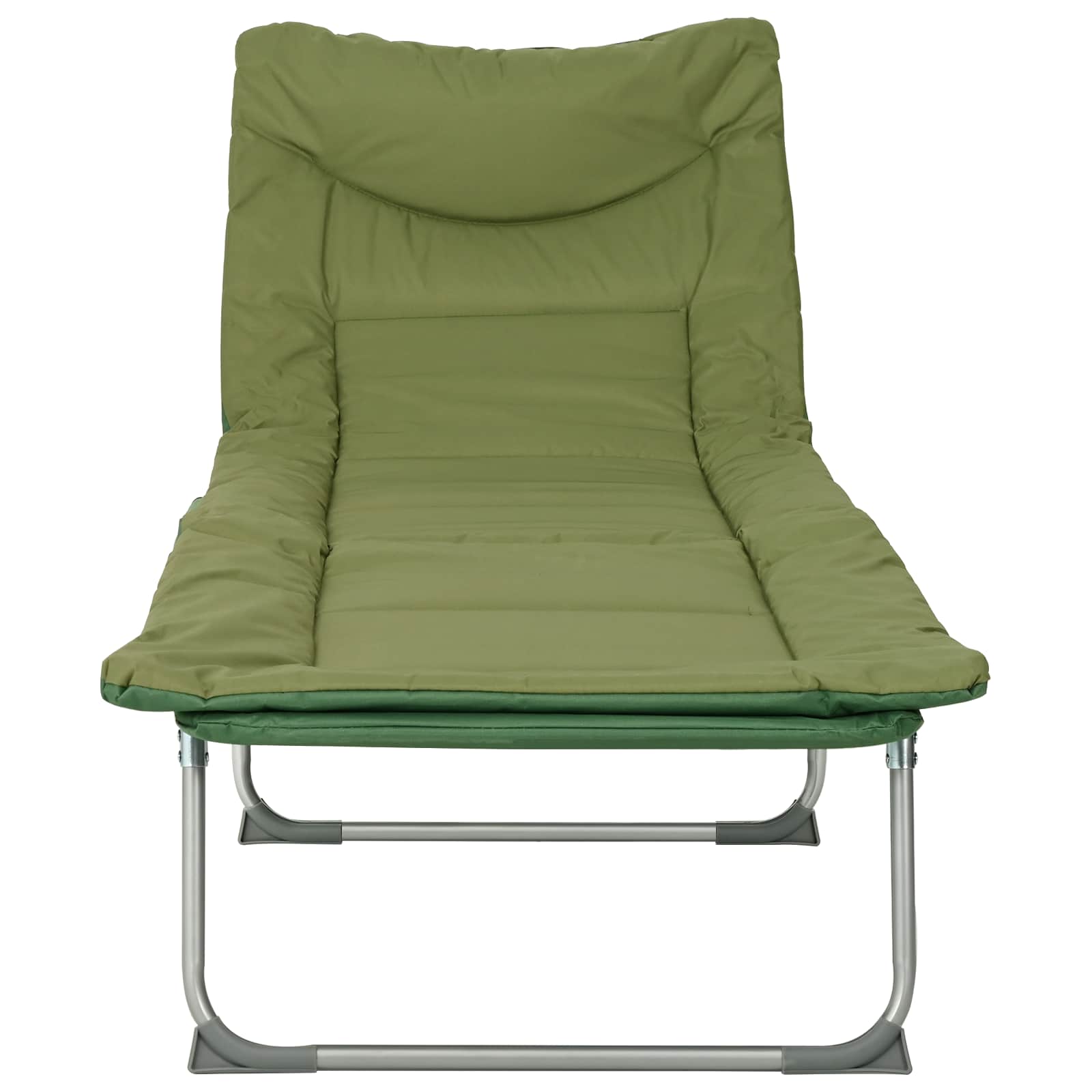 Tumbona Plegable Con Cojín 2 Pcs