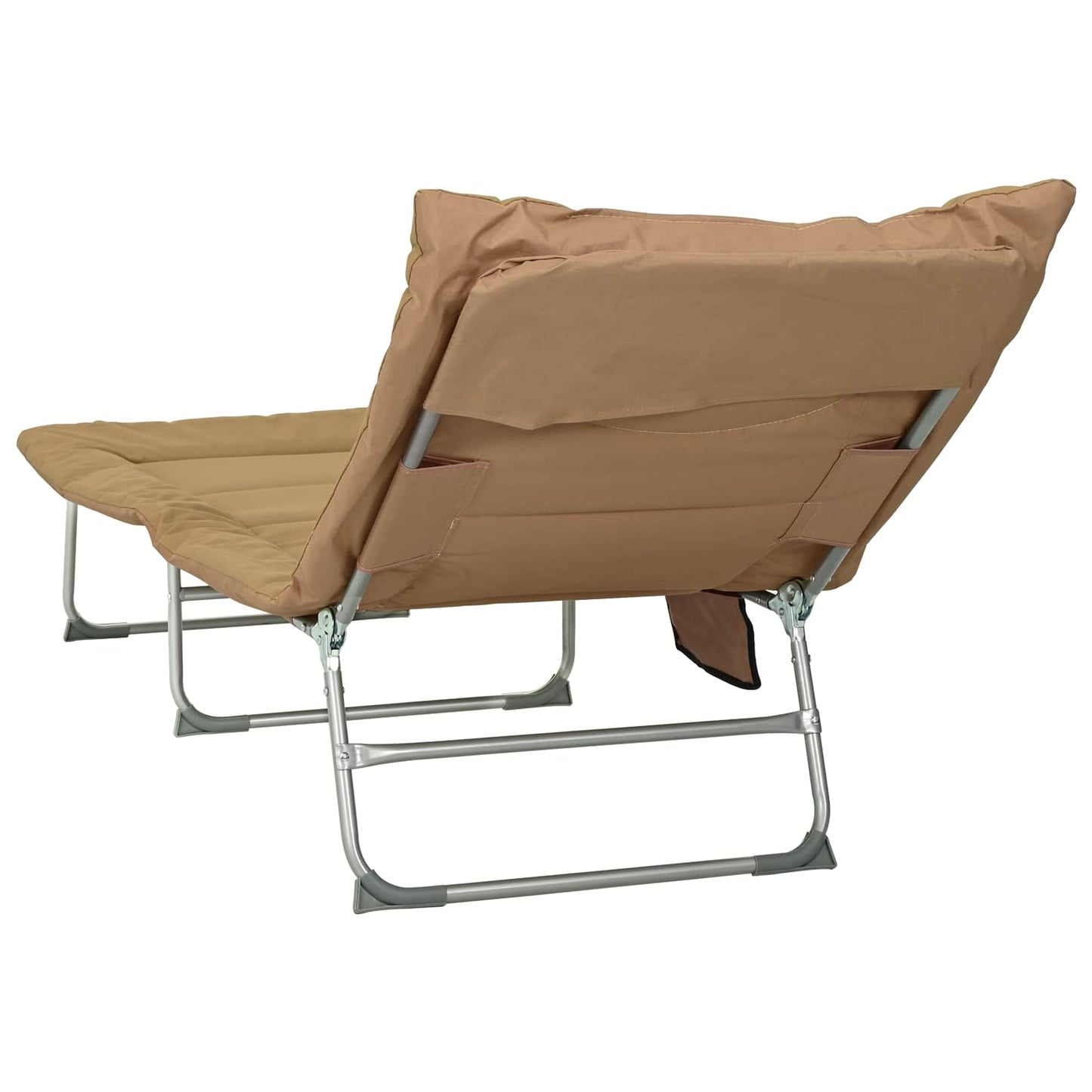 Tumbona Plegable Con Cojín 2 Pcs