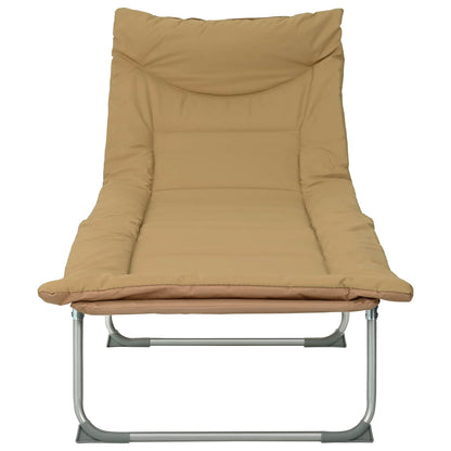 Tumbona Plegable Con Cojín 2 Pcs