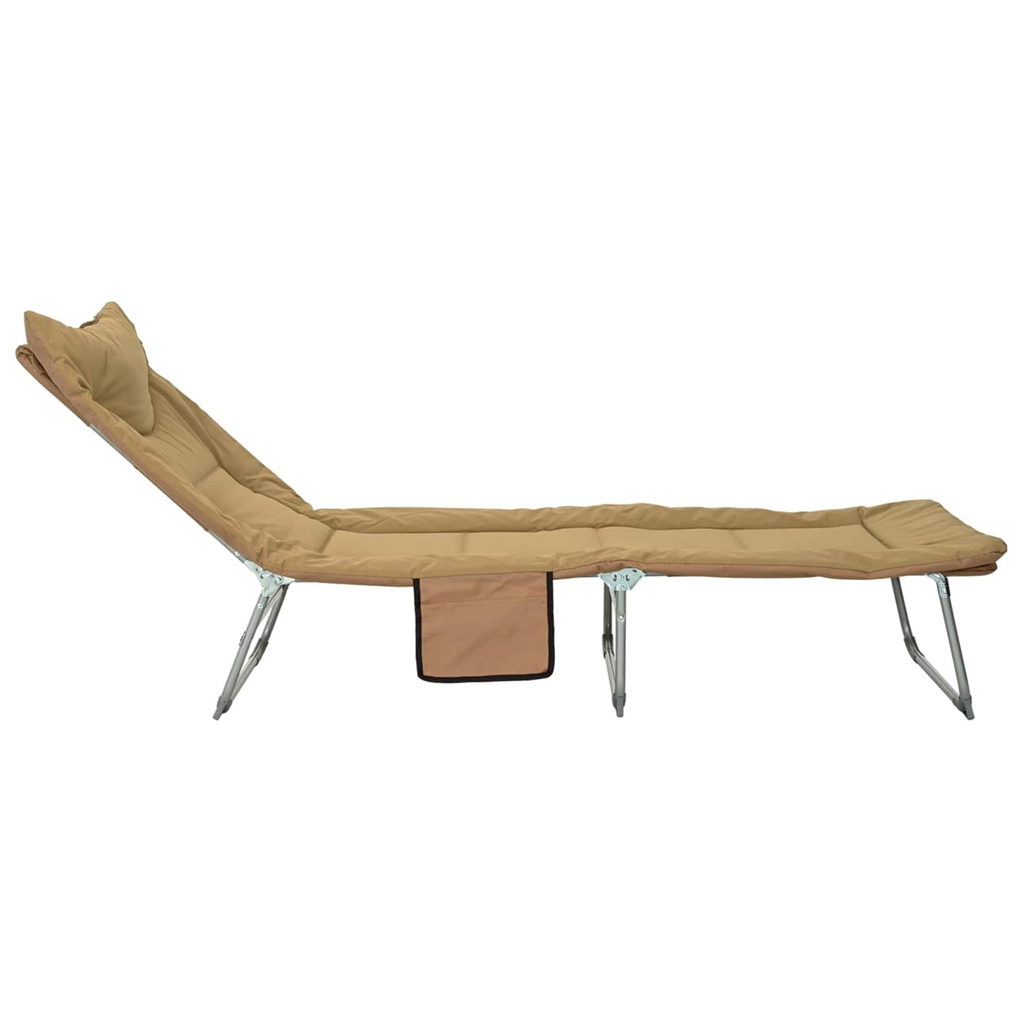Tumbona Plegable Con Cojín 2 Pcs