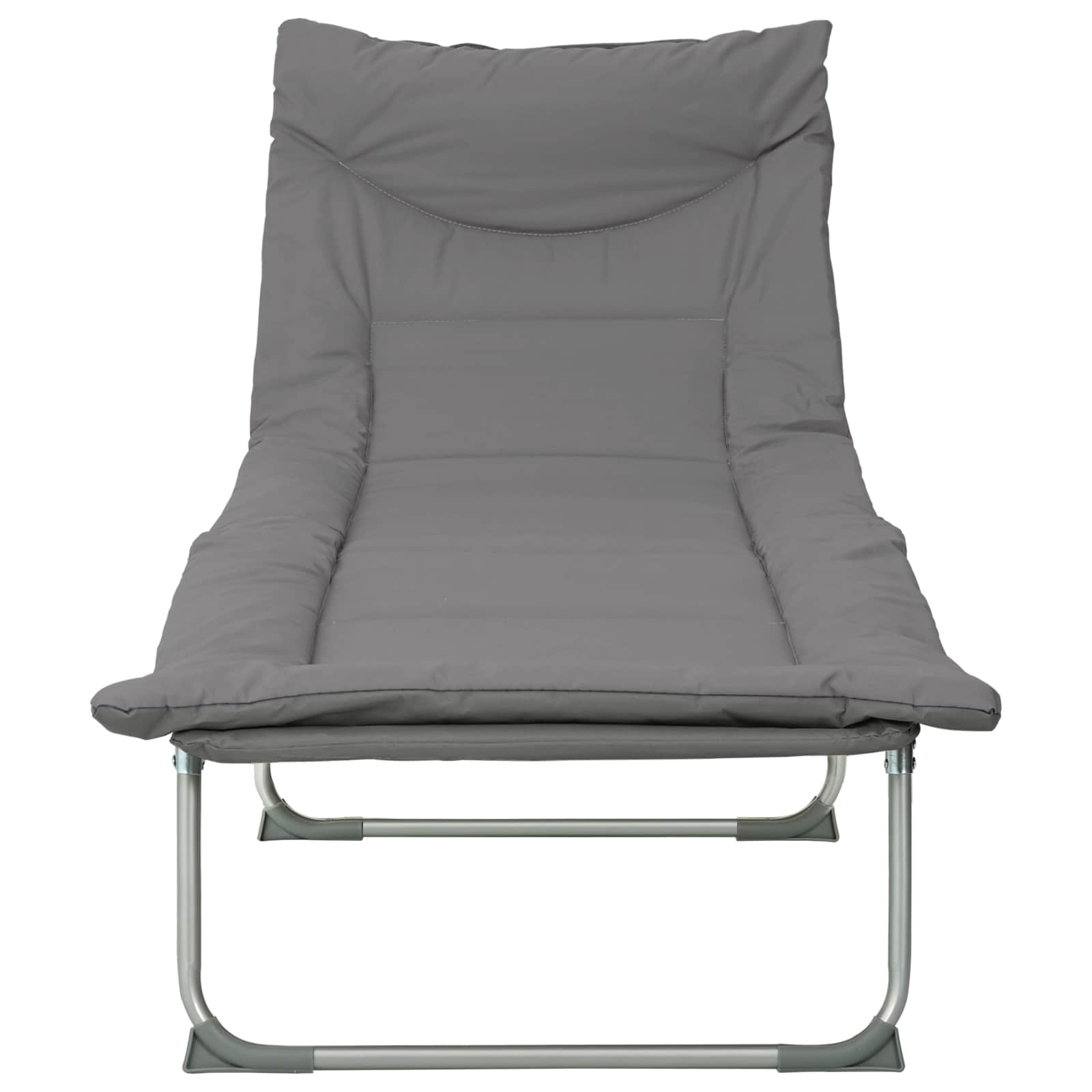 Tumbona Plegable Con Cojín 2 Pcs