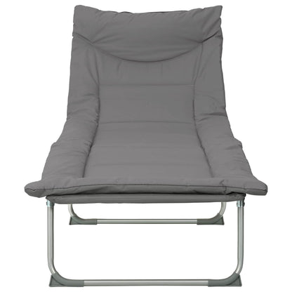 Tumbona Plegable Con Cojín 2 Pcs