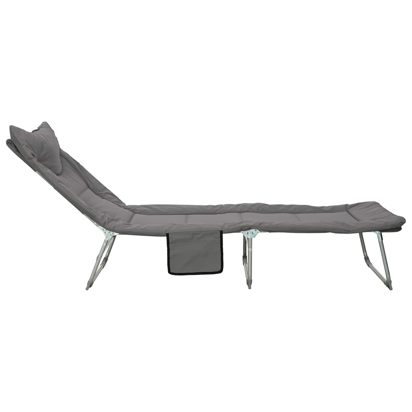 Tumbona Plegable Con Cojín 2 Pcs