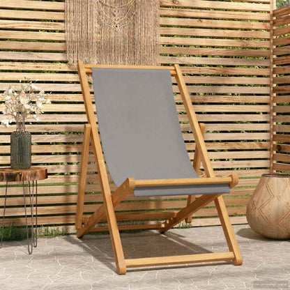 Silla De Jardín De Teca Color 56X105X96 Cm