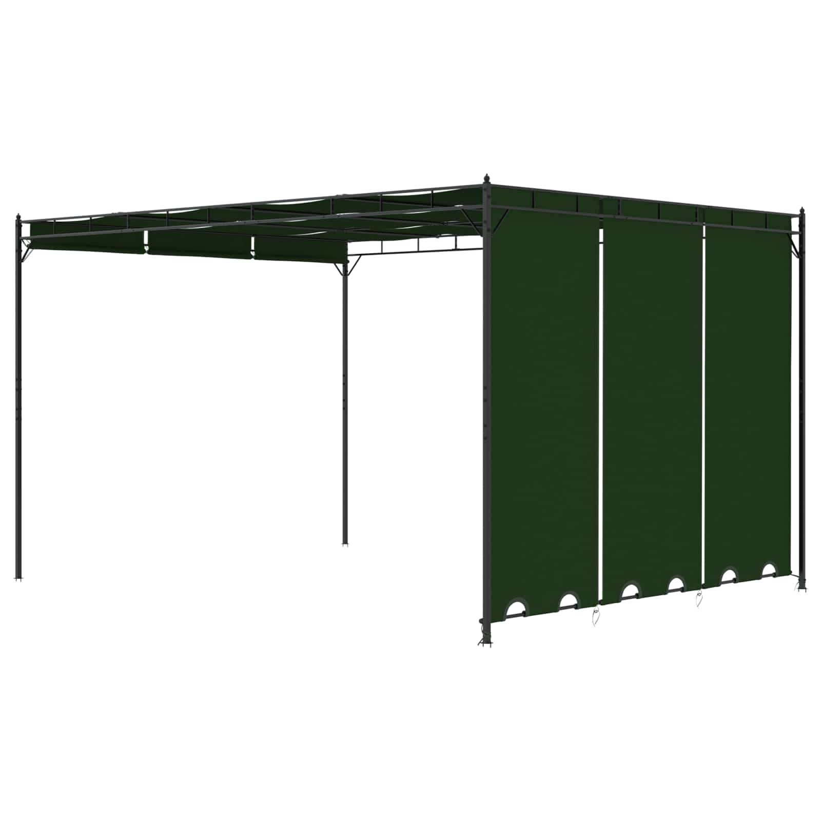 Cenador 4 X 3 X 2,3 M Poliéster Y Acero