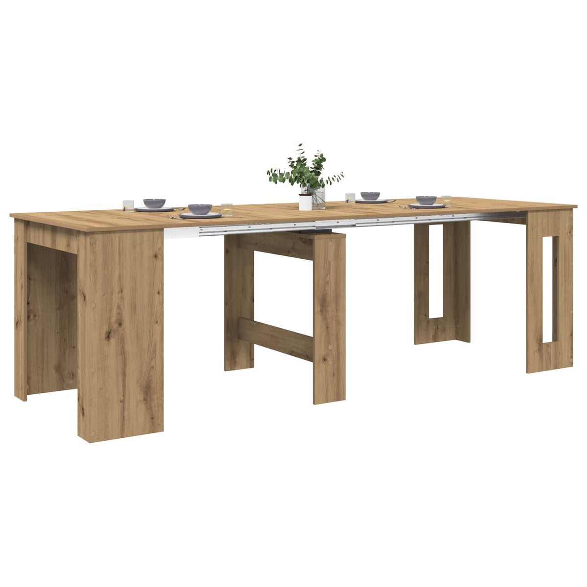 Mesa De Comedor 240 X 85 X 75 Cm Madera De Ingeniería