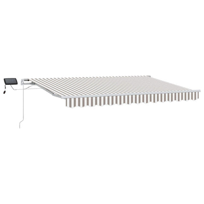 Toldo Retráctil Manual Con Led