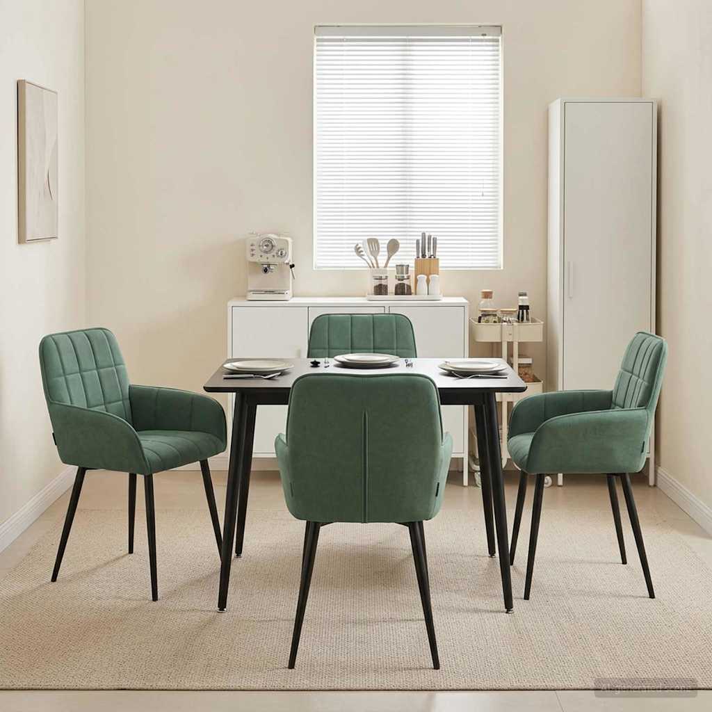 Sillas De Comedor 2 Uds. Terciopelo 56.5 X 50 X 85 Cm