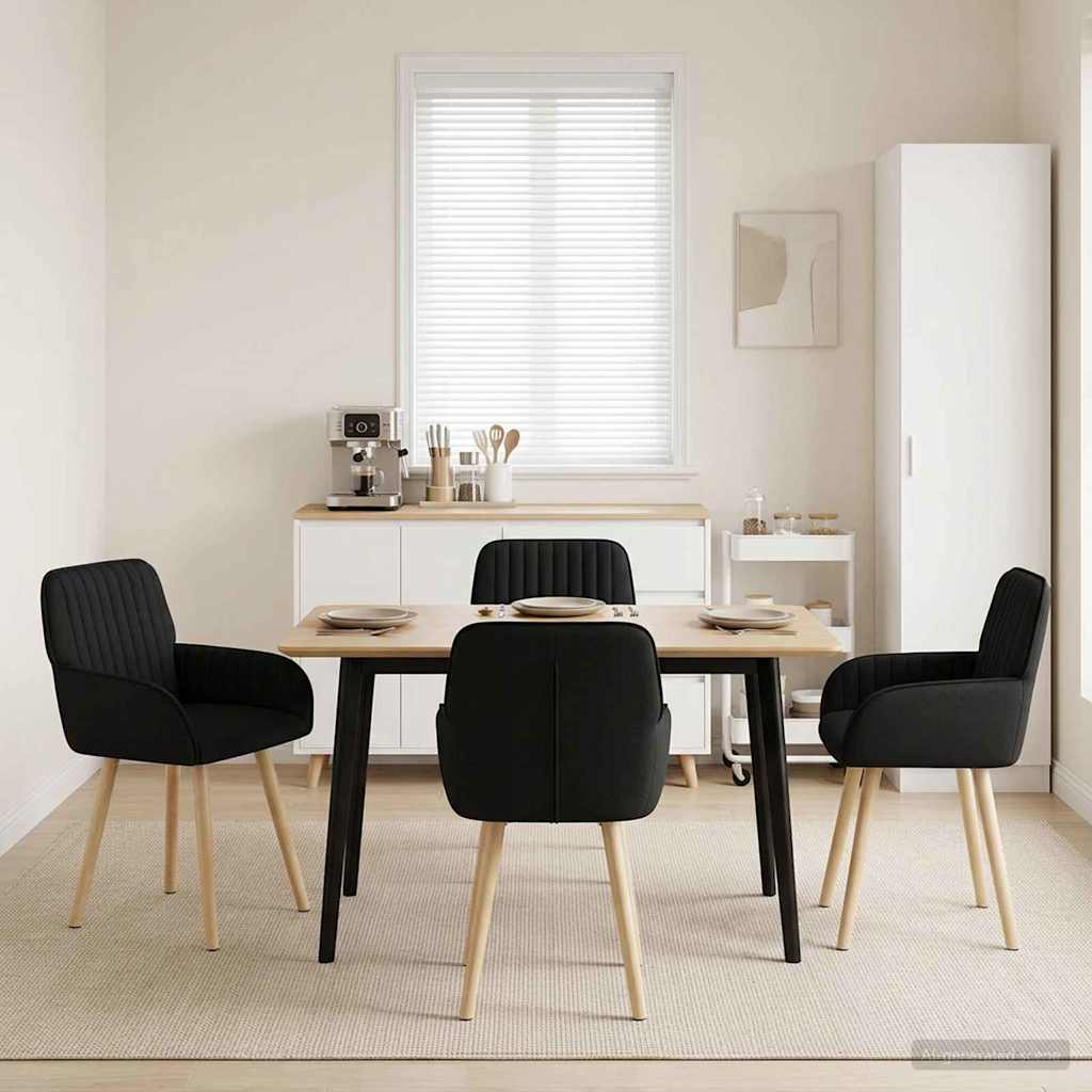 Sillas De Comedor 2 Uds. Tela 56,5 X 50 X 87,5 Cm