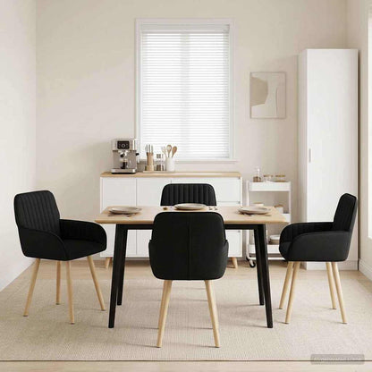 Sillas De Comedor 2 Uds. Tela 56,5 X 50 X 87,5 Cm