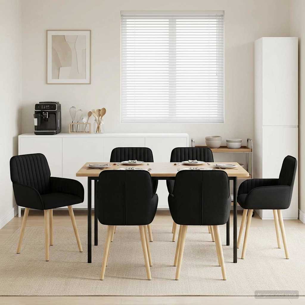 Sillas De Comedor 2 Uds. Tela 56,5 X 50 X 87,5 Cm