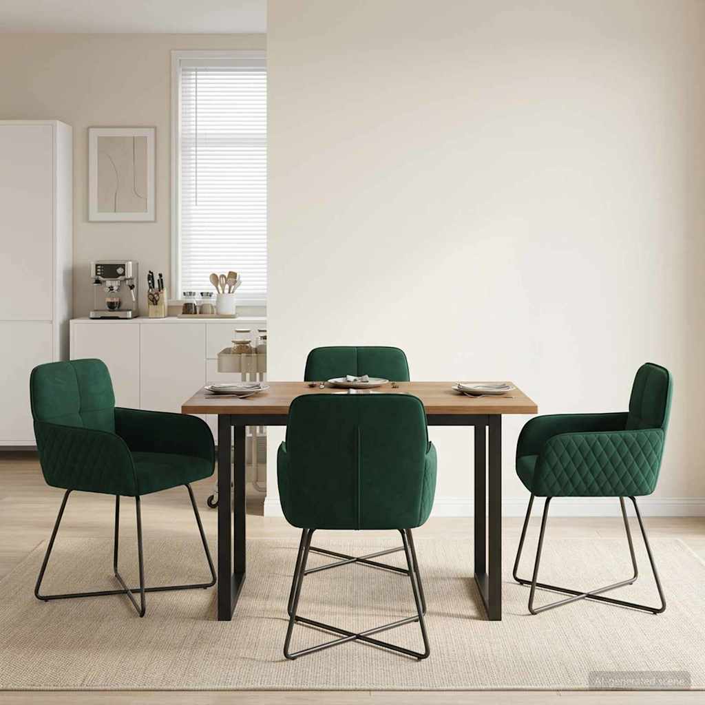 Sillas De Comedor 2 Uds. Terciopelo 59 X 56,5 X 86 Cm