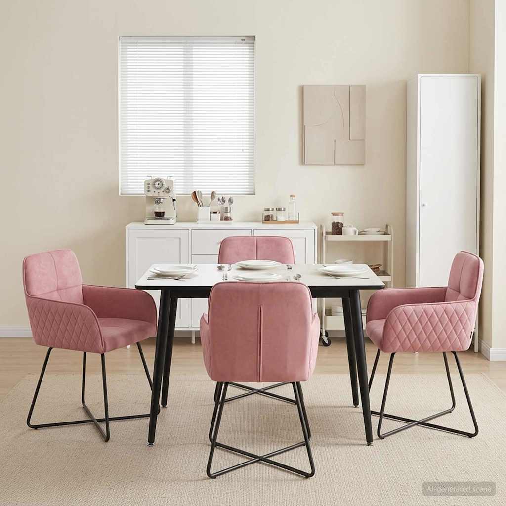 Sillas De Comedor 2 Uds. Terciopelo 59 X 56,5 X 86 Cm