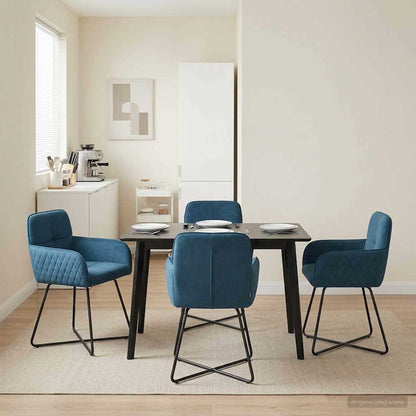 Sillas De Comedor 2 Uds. Terciopelo 59 X 56,5 X 86 Cm