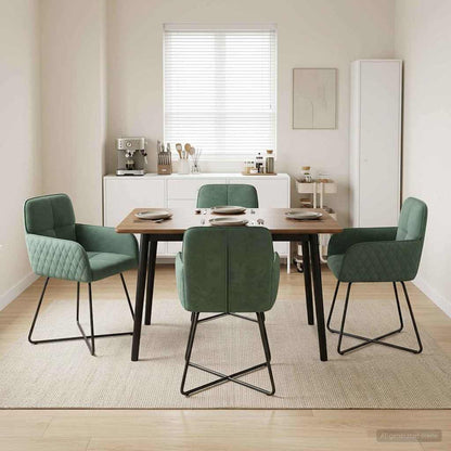 Sillas De Comedor 2 Uds. Terciopelo 59 X 56,5 X 86 Cm