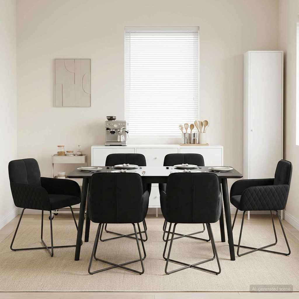 Sillas De Comedor 2 Uds. Terciopelo 59 X 56,5 X 86 Cm