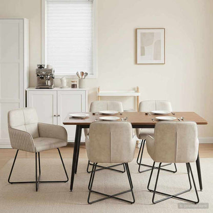 Sillas De Comedor 2 Uds. Terciopelo 59 X 56,5 X 86 Cm