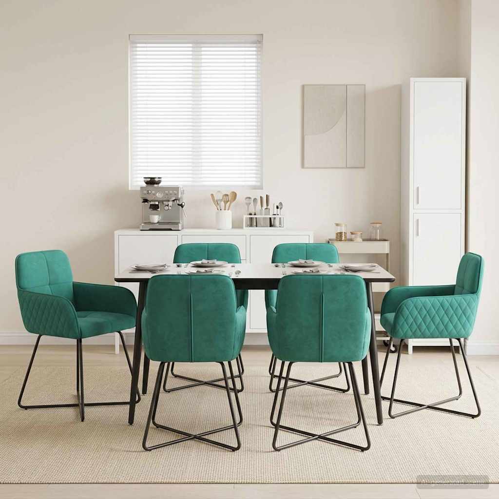 Sillas De Comedor 2 Uds. Terciopelo 59 X 56,5 X 86 Cm