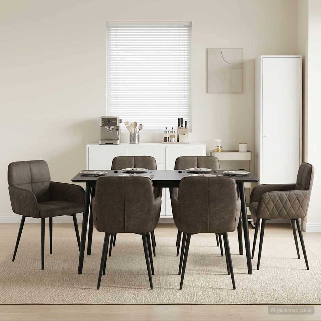 Sillas De Comedor 2 Uds. Cuero De Suede Sintético Verde Militar