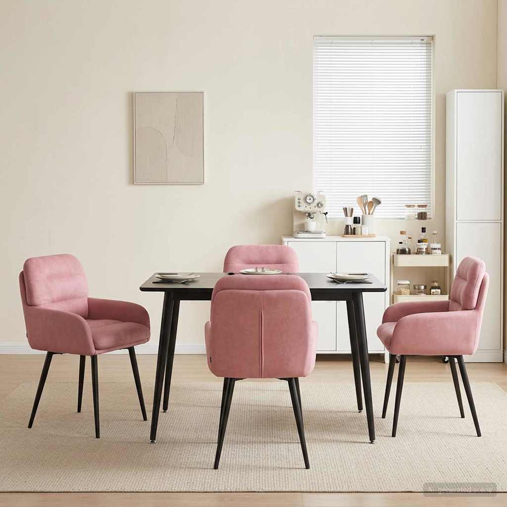 Sillas De Comedor 2 Uds. Terciopelo 59 X 59,5 X 90 Cm